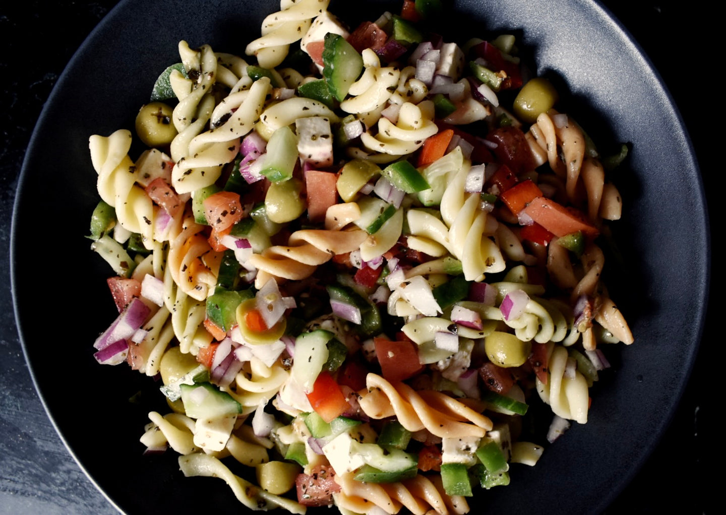 Salade de rotini à la grecque